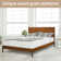 Haven Solid Wood Bed Frame with Headboard, Scandinavian Platform Bed  All Mattress Support, 800 lbs Capacity, 5 Years Warranty