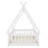 Creative Tent-Shaped Floor Bed With Secure Guardrails-88341197