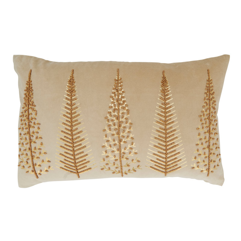 Brynn 100% Cotton Throw Rectangular Pillow Cover & Insert, Beige, Down Blend