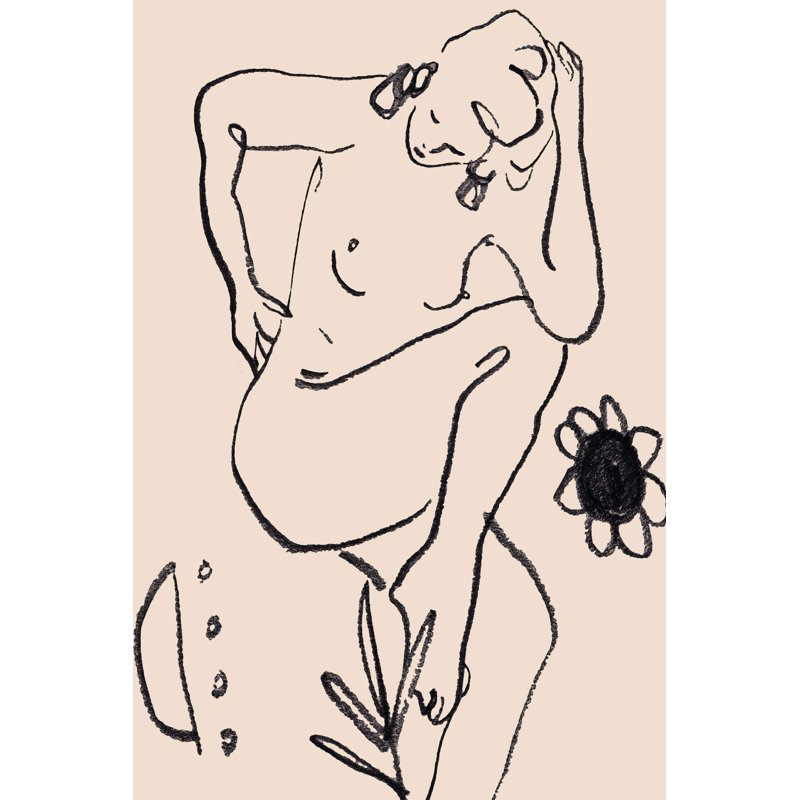 «Lunar I» par Melissa Wang - reproduction sur toile tendue, H 48 po x l 32 po x P 1,25 po