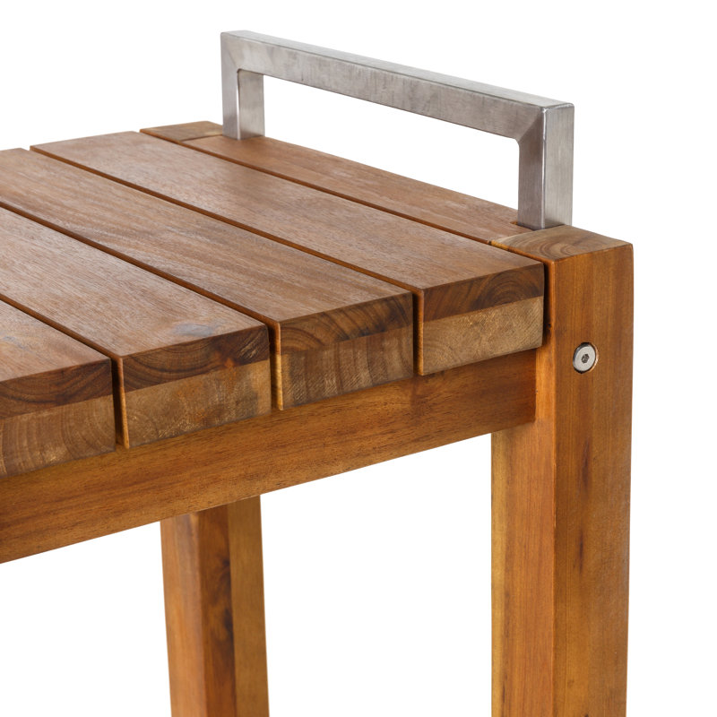 Solis Acacia Outdoor Stool