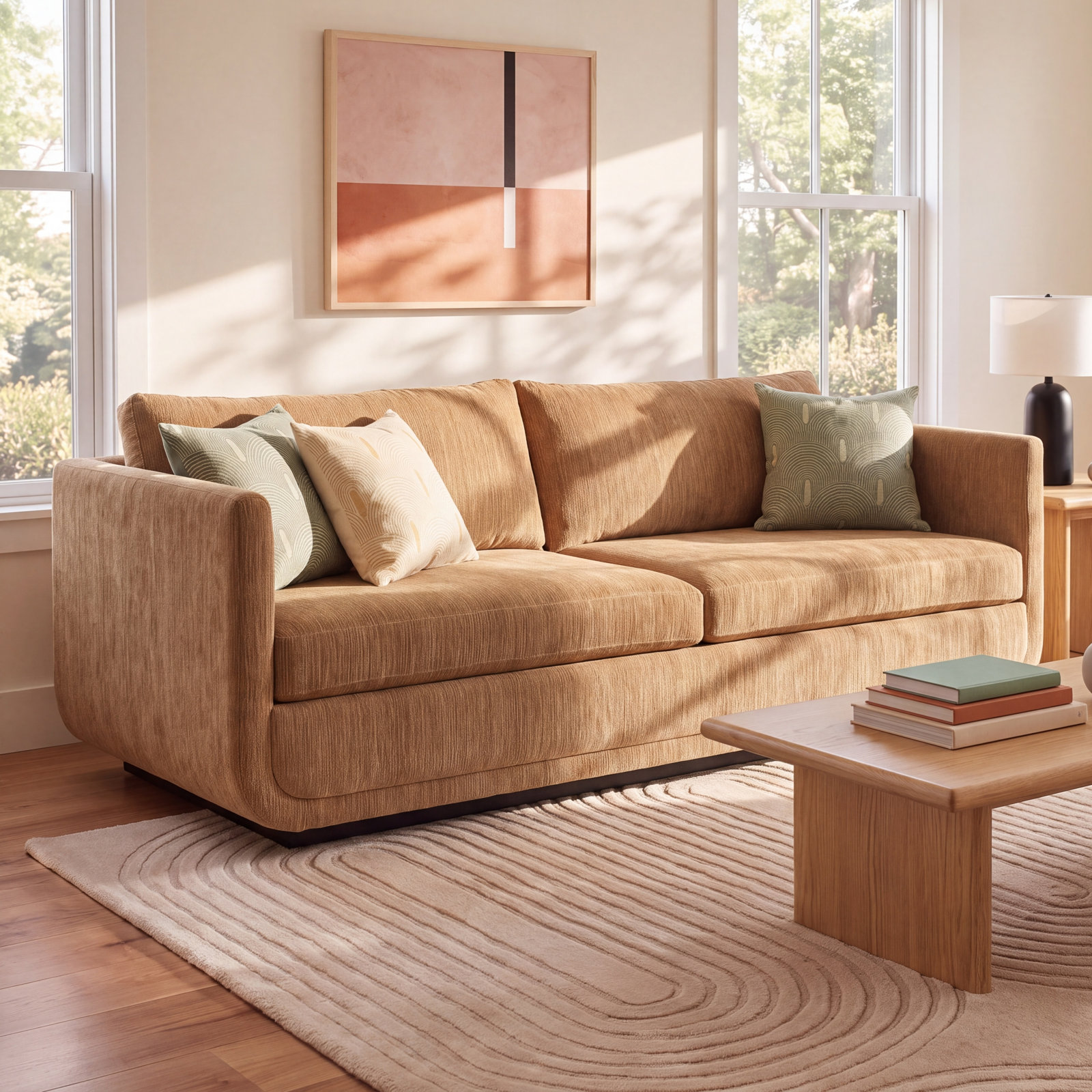 Abound 86" Sofa, Brown