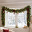 Guirlande de Noël artificielle en cyprès de 1,8 m (lot de 2), imitation pin d'hiver réaliste, verdure persistante pour décoration de Noël intérieure et extérieure-136403588-136403593