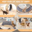 Tapis roulant pour chat amélioré pour une utilisation à l'intérieur - Surface lisse et tapis stable à l'intérieur, conçu pour durer