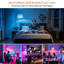 Lampe sur pied traditionnelle RVB avec télécommande changeant de couleur pour la fête dans la chambre à coucher-1093667365