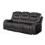 Canapé inclinable en cuir synthétique Braylon