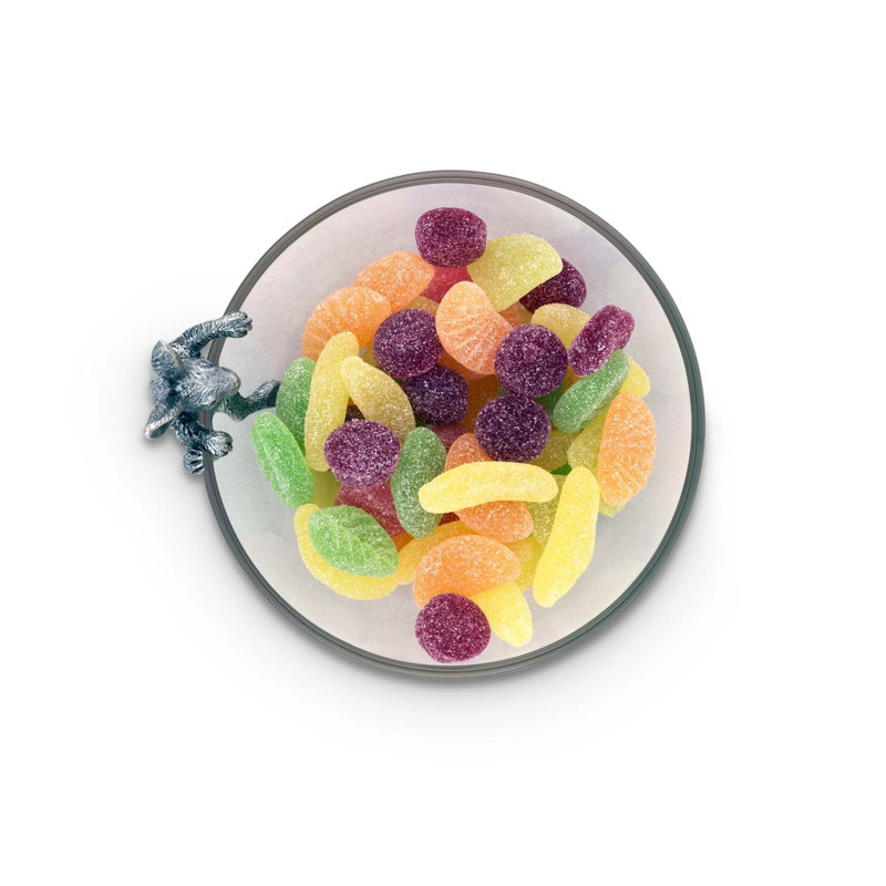 Garden Friends Glass Dessert Bowl