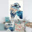 Portrait d'un aigle bleu - peinture sur toile-67325557-67325556