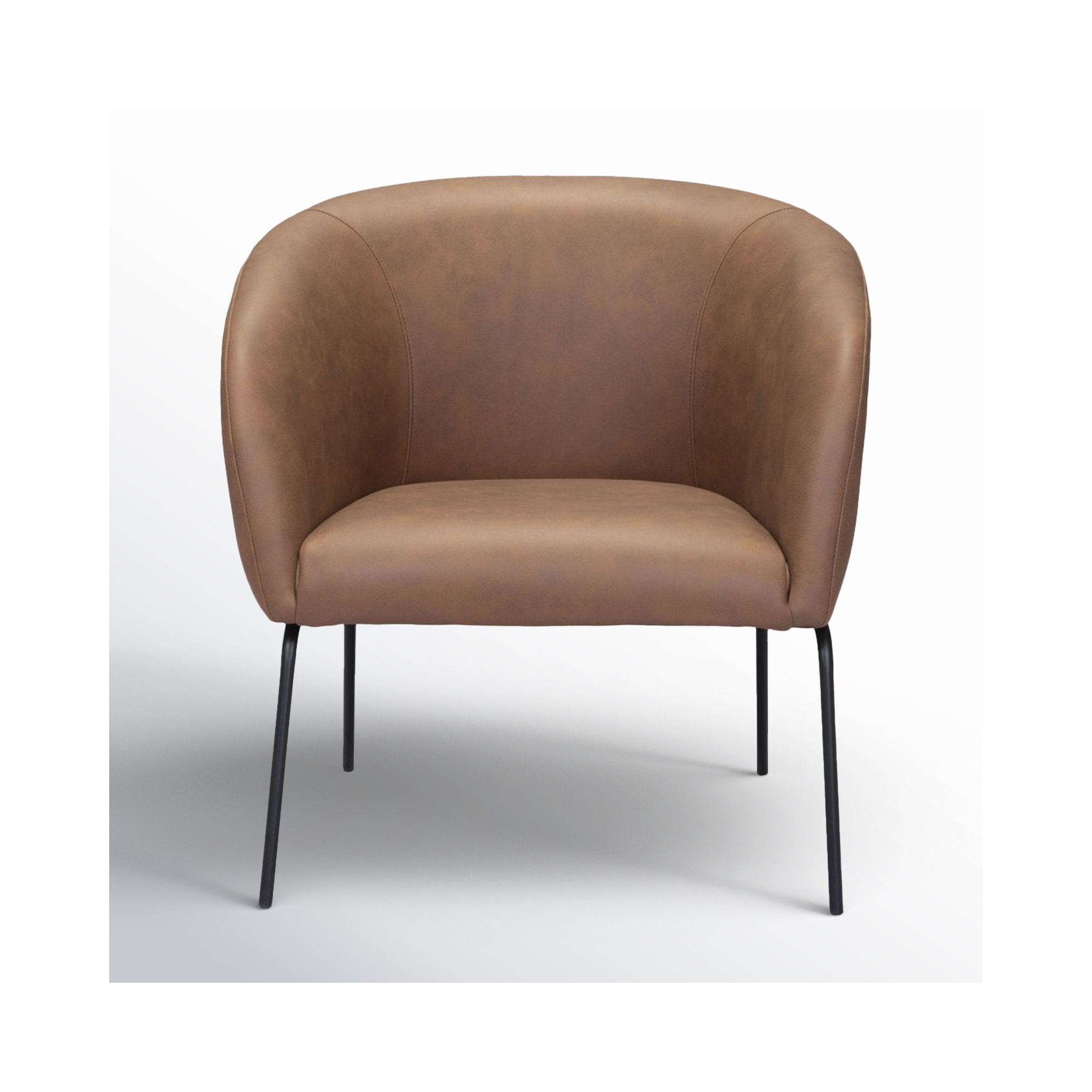 Quinten Upholstered Armchair, Brown