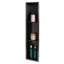 Étagère de douche verticale en acier inoxydable à triple niche-73218507