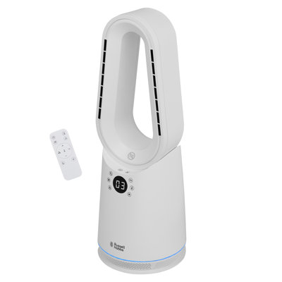 Russell Hobbs RHCBLDL3IN1, Bladeless Heat and Cool Fan in White