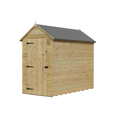 Premier Apex 4 Ft. W x 7 Ft. D Shiplap Wooden Shed