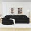 Canapé-lit modulaire rembourré Corduroy-460324252
