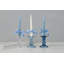 Glass Scalloped Candlesticks-755868918