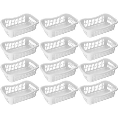 Ensemble de paniers en plastique large