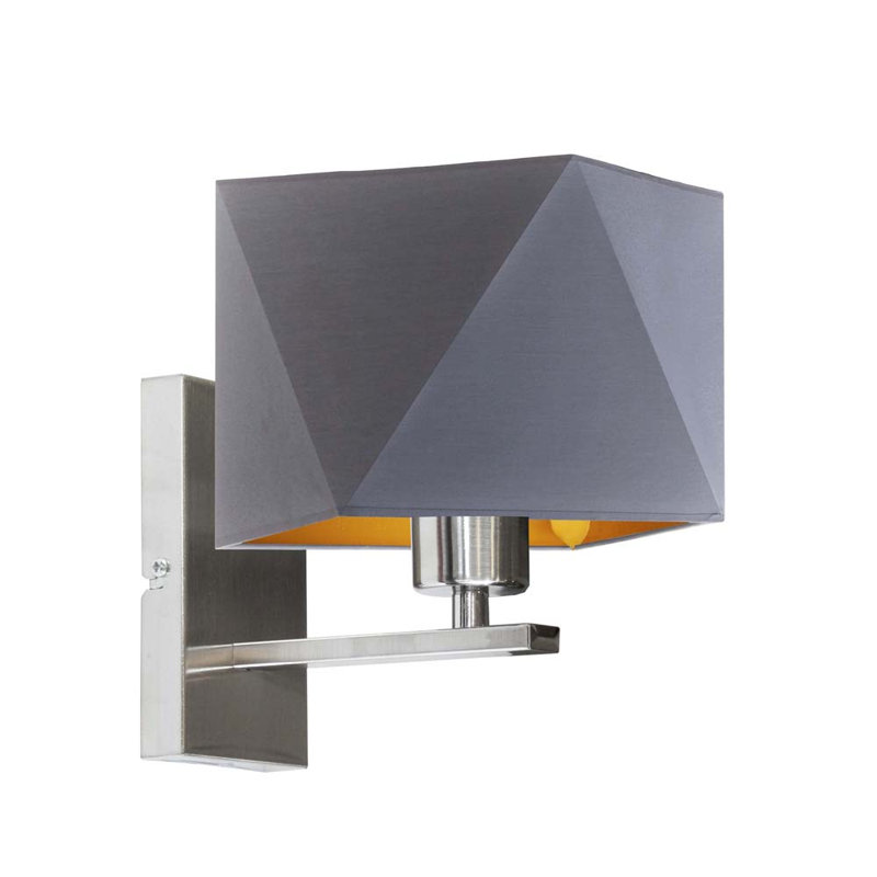 Zukowski Armed Sconce, Gray