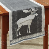 Millwood Pines Into The Woods Moose Table Runner