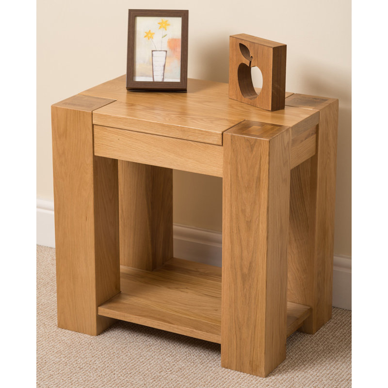 Solid Wood End Table