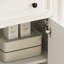 Meuble-lavabo de style rétro de 31 po au fini vieilli, installation facile et grande capacité de rangement-1572320349