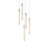 Sinkler 5 lights pendant in chrome