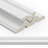 Pre-Cut Wall Molding Kit – 12-Frame Paintable PS Wainscoting Panels for Accent Walls, Adhesive Installation