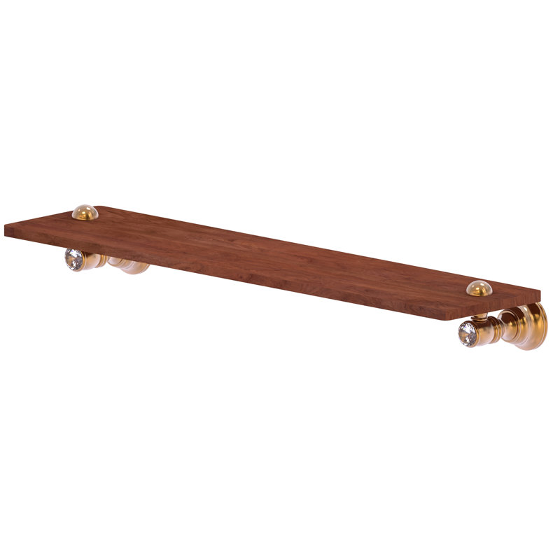 Freyja Ironwood Accent Shelf, Brushed Bronze, 2.4" H x 22" W x 5.54" D