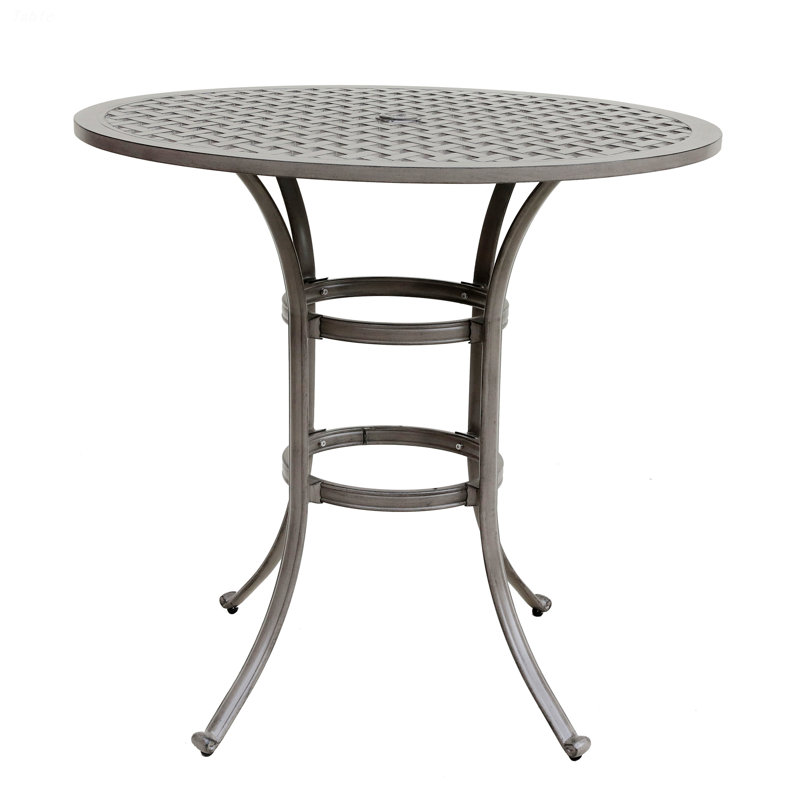 Table de bar ronde, table d'extérieur