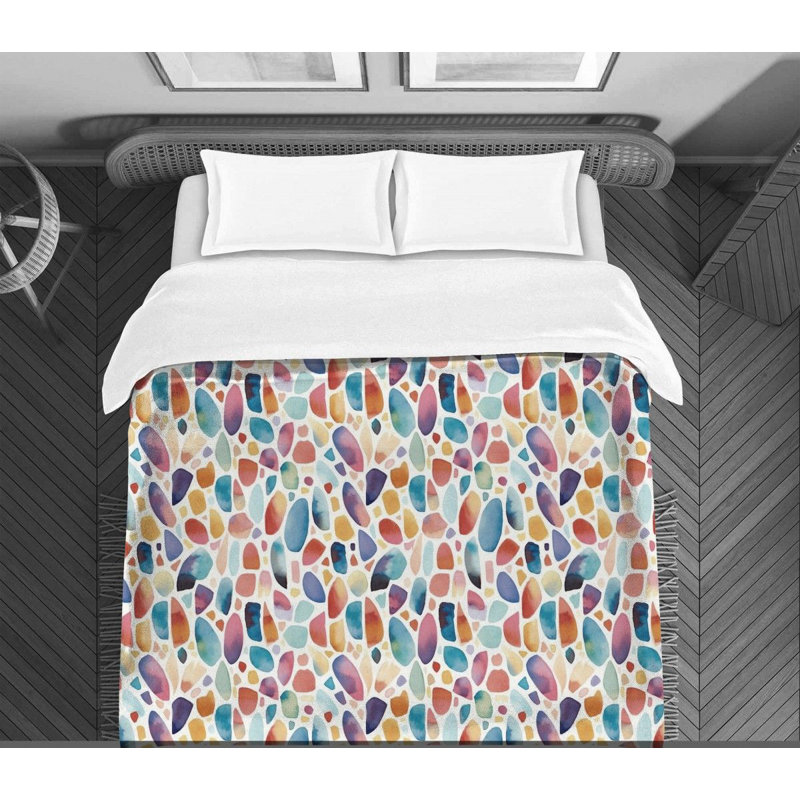 Stone Watercolor Comforter, Twin Comforter