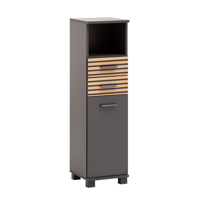 Rayel Bathroom Cabinet, Anthracite