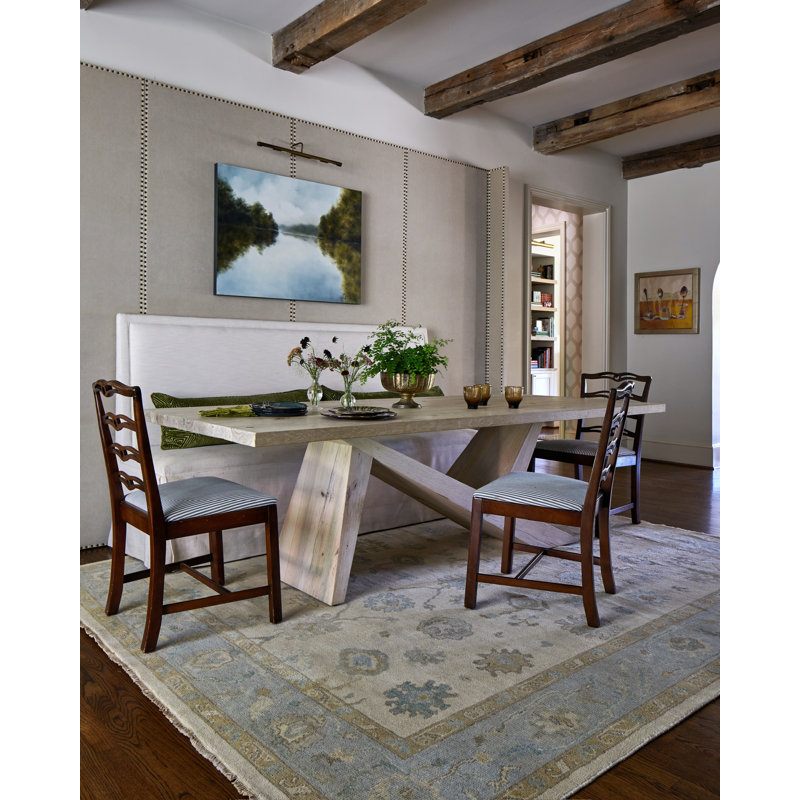 Hand Knotted Wool Oriental Area Rug, Rectangle 12' x 15'