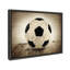 «Vintage Soccer on Wood» par Saint and Sailor Studios, reproduction d'art sur toile encadrée