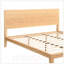 Lit plateforme en bois de bambou de taille moyenne Mid-Century de 12 po avec support en lattes de bois, aucun sommier requis, assemblage facile-1890079731-1890079735