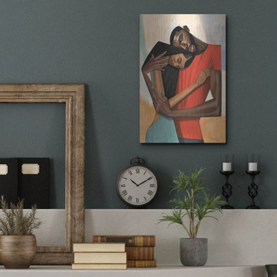  'Comfort' by Manasseh Johnson Sr Metal Wall Art, 12" x 16"
