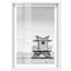 «Miami Beach Vintage II Shadowbox Print Miami Art Prints» par Notoriart, cadre blanc, 21 x 31