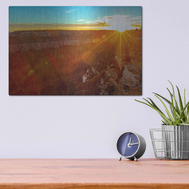  «Utah Sunset», art mural en métal, H 12 po x l 16 po