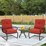 Craigmore 2 - Person Modular Patio Conversation Sets with Cushions