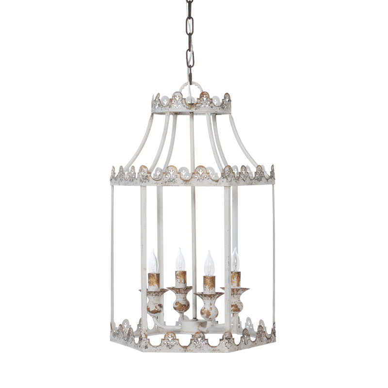 Country French 4 - Light Chandelier