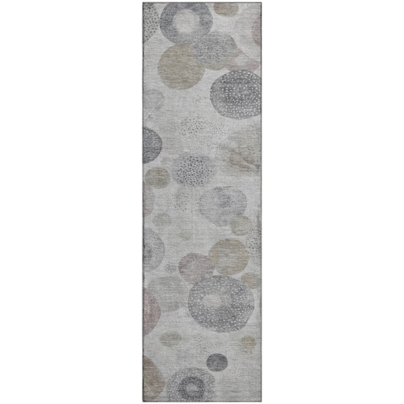 Premium Machine Washable Jakiyra AMF1896 Geometric Rug, Runner 2'3" x 7'6"