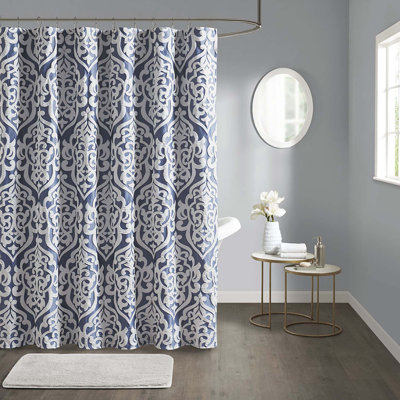 Pineda Damask Jacquard Shower Curtain