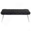 Banc rembourré noir Galiano-76672108-76672096