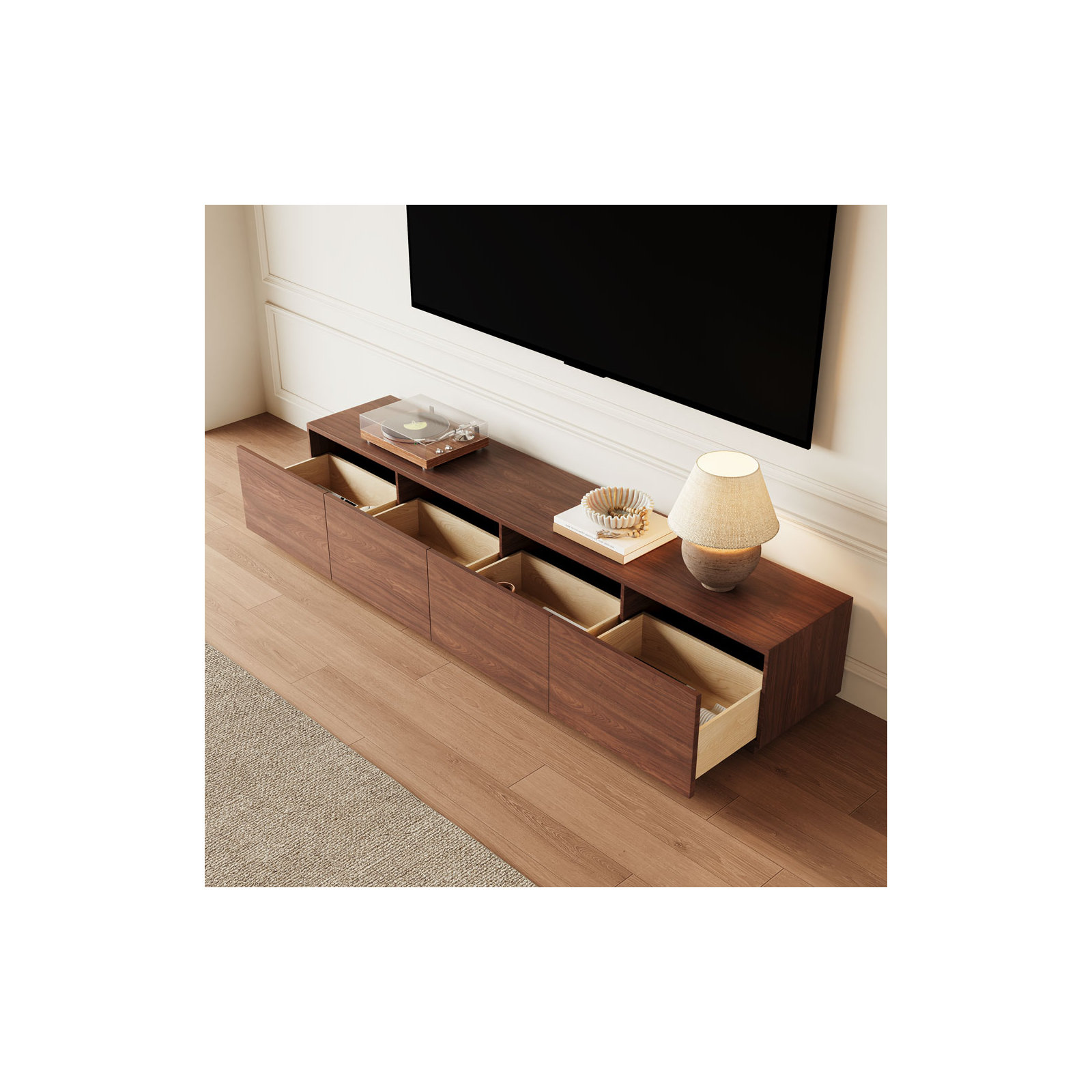 78" Minimalist Media Console