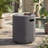 17x19.9 inch Tank Holder/Side Table, Gray
