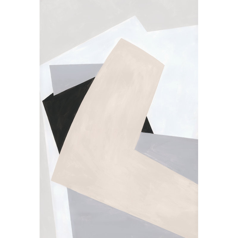 «Path on Shapes I» par Bobby Berk - impression sur toile tendue, H 36 po x l 24 po x P 1,5 po, Image au gel brossé