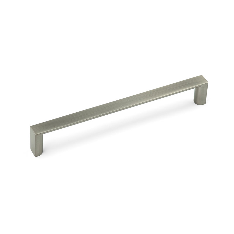 Brushed Nickel Square D-Bar Handles , 160mm