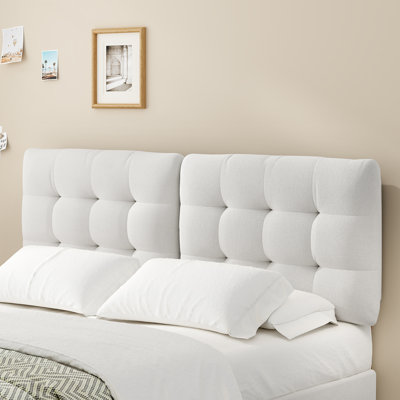 Adjustable Height King Size Upholstered Headboard from 39”to 44”