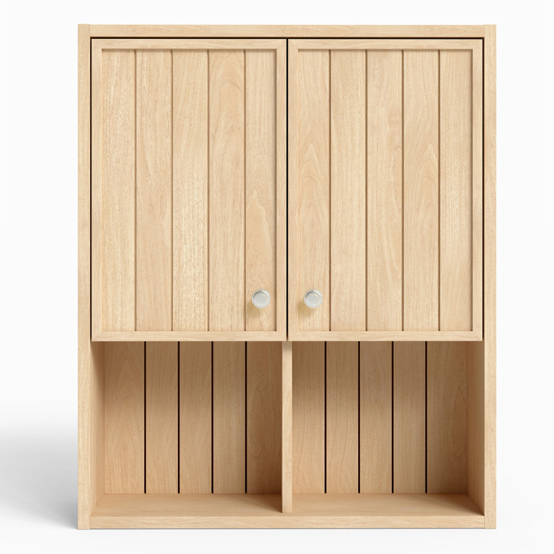 Wall-mounted Bathroom Cabinet With Doors And Adjustable Shelf Hanging Storage Medicine Cabinet For Kitchen, Living Room, Home Office