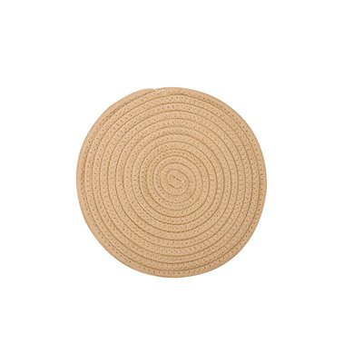 15" Round Braided Placemats Set Of 4