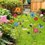 2 Pack 37“ Metal Butterfly Garden Stakes