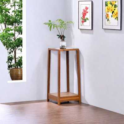 Flower stand solid wood solid simple potted decora by dujinlong home