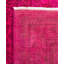 Tapis unique noué à la main rose de 8 pi 2 po x 10 pi 4 po Rachal